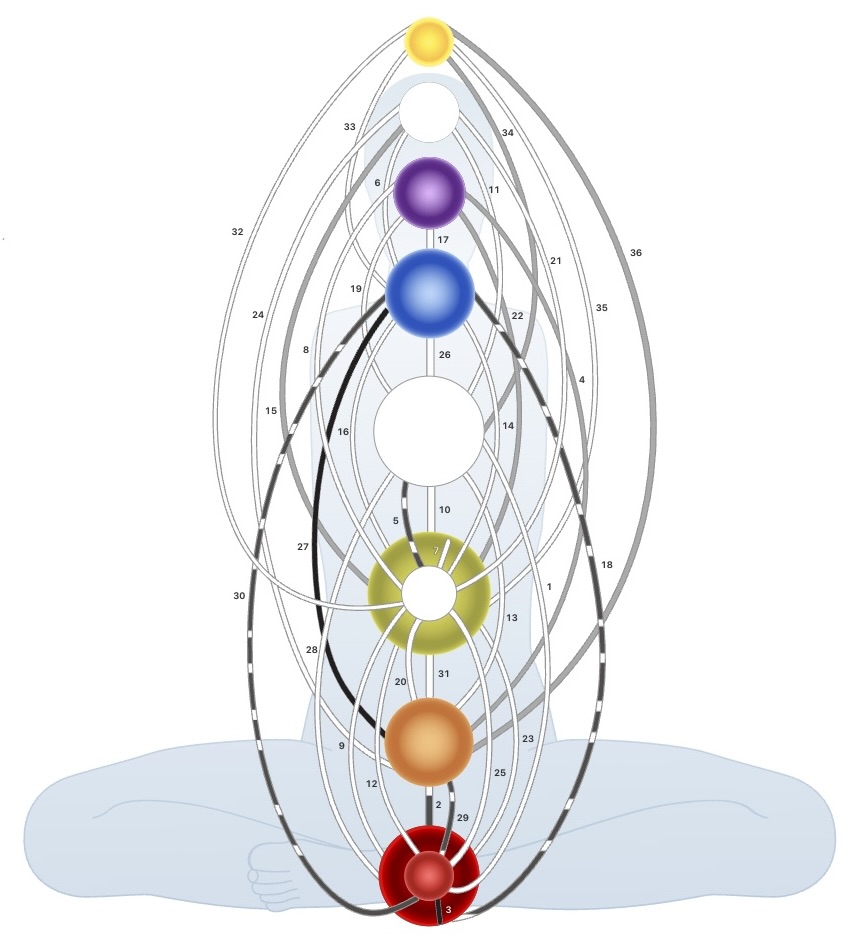 Example ChakraChart — every chart is unique to its person